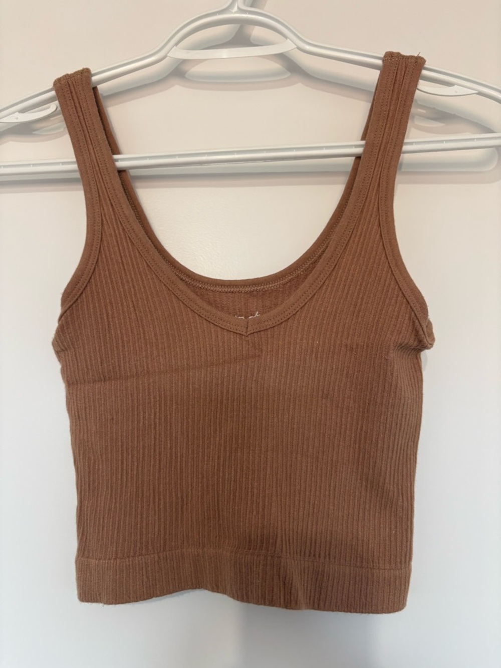 Urban Outfitters Ribbed Brown Tank Top